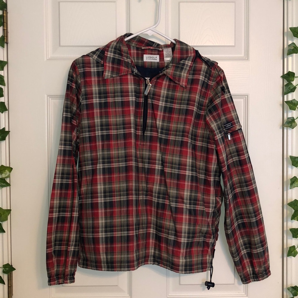 Large Liz Claiborne Vintage Waterproof Lizgolf Jacket